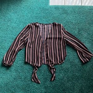 Women’s Pinstripe Blouse